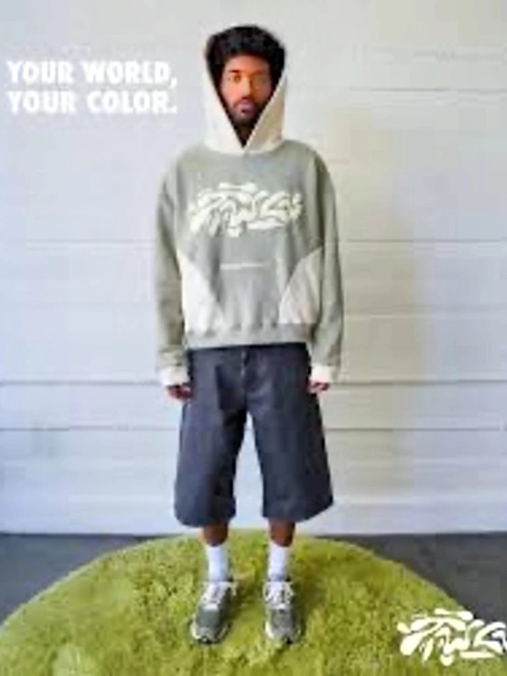 The warmest colors Color Block Zip Pocket Hoodie XL